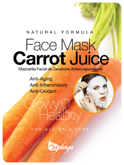 Glow Mask Sheet Carrot Juice