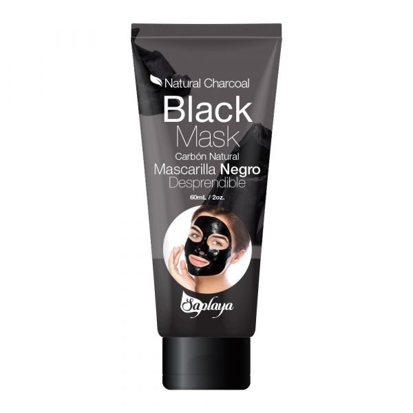 Natural Charcoal Black Peel Off Mask 60ml Saplaya Skincare
