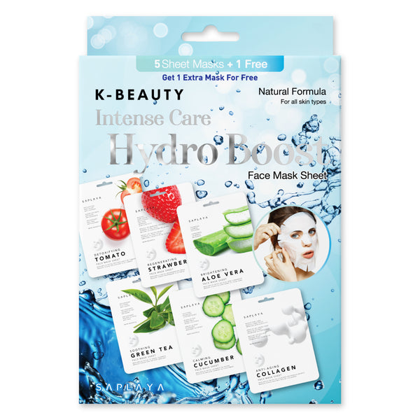 Hydroboost 6pc Mask Pack – Saplaya Skincare