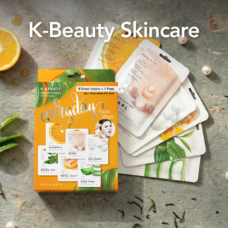 Everyday 6pc Mask Pack – Saplaya Skincare