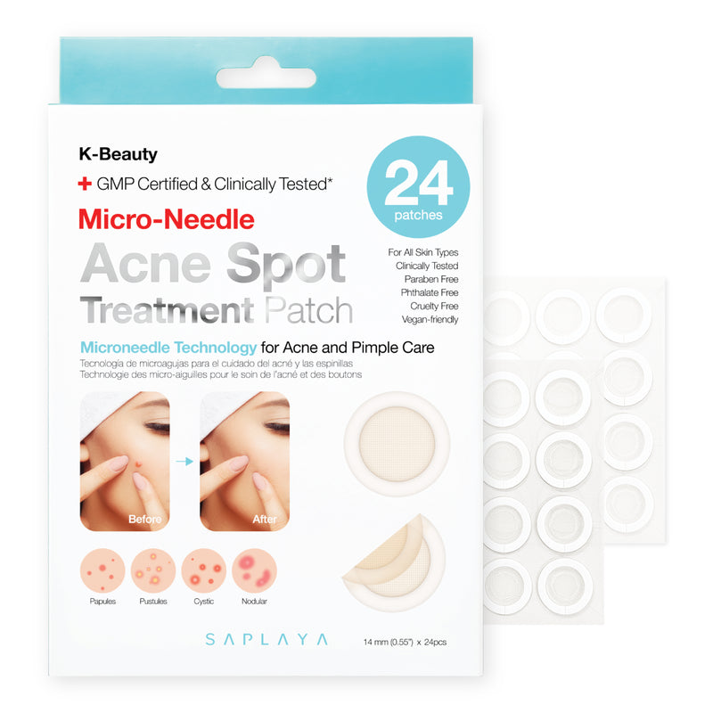 Micro-Needle Acne Spot Treatment Patch – Saplaya Skincare