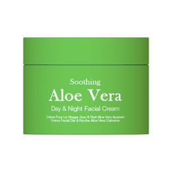 Day & Night Aloe Vera Facial Cream Moisturizing For Face Neck and Chest Cream Hydrating Deep Moisturizer Made in South Korea