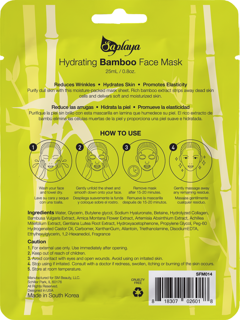 Natural Formula Bamboo Mask Sheet – Saplaya Skincare