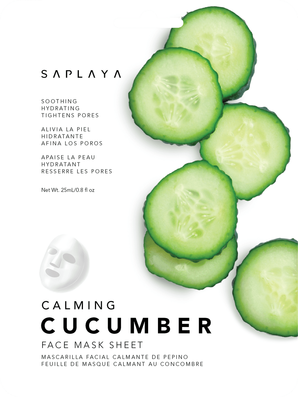 Calming Cucumber Daily Mask Sheet – Saplaya Skincare