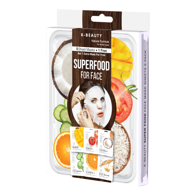 Superfood 6pc Mask Pack