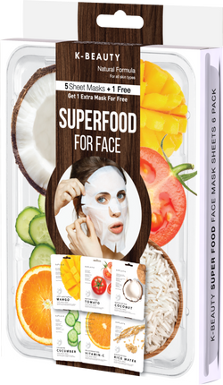 Superfood 6pc Mask Pack