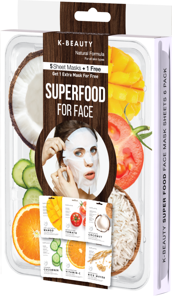 Superfood 6pc Mask Pack