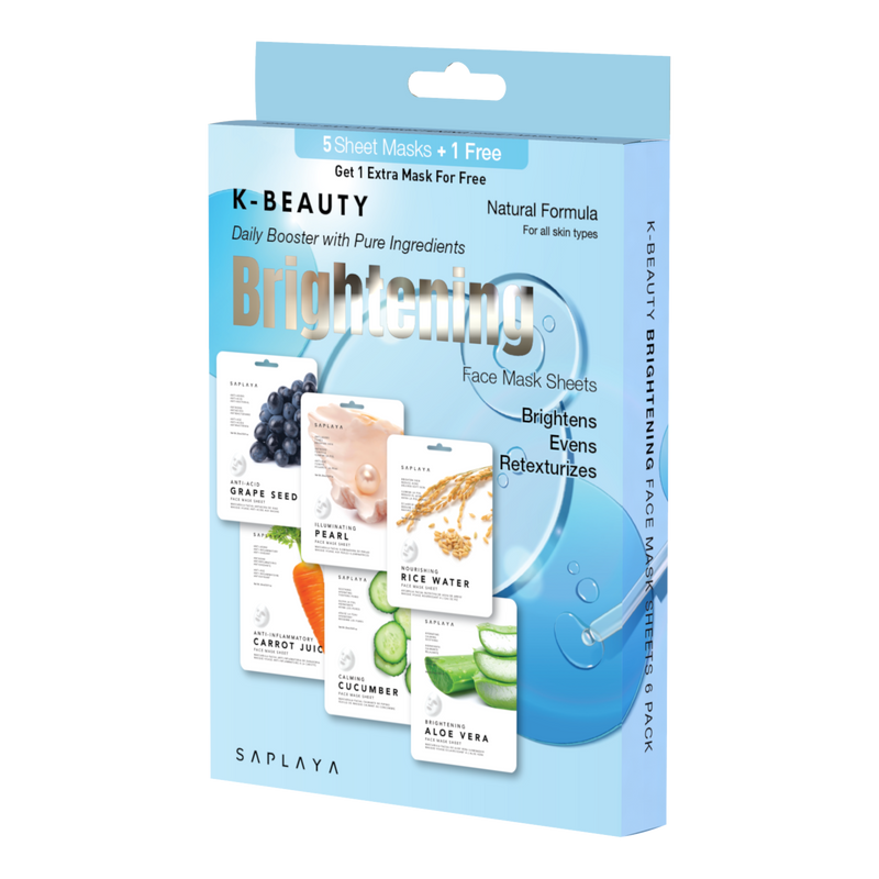 Brightening 6pc Mask Pack