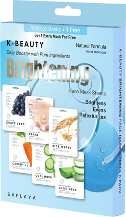 Brightening 6pc Mask Pack