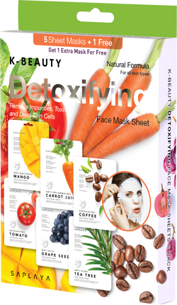 Detoxifying 6pc Mask Pack