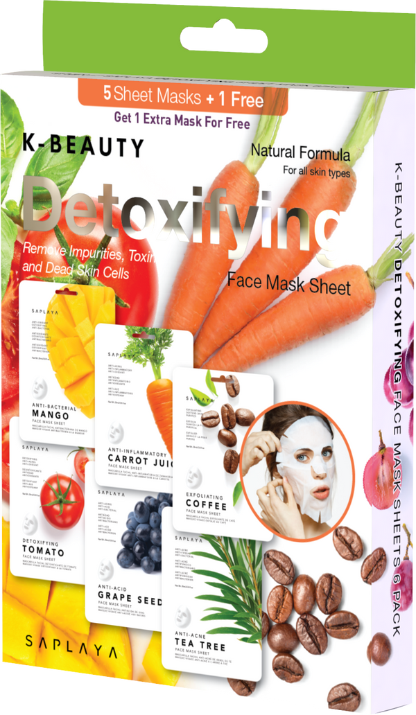 Detoxifying 6pc Mask Pack