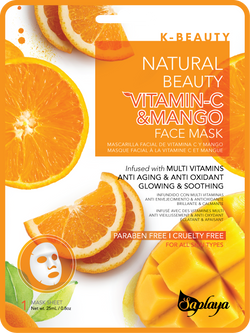 Natural Beauty Vitamin-C & Mango Face Mask Sheet