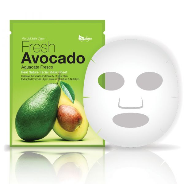 Fresh Avocado Facial Mask Sheet – Saplaya Skincare